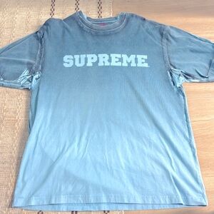 tie-dye blue supreme tshirt